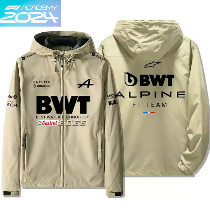 2024 Veste Imperméable Alpine F1 Team BWT Coupe-vent Homme